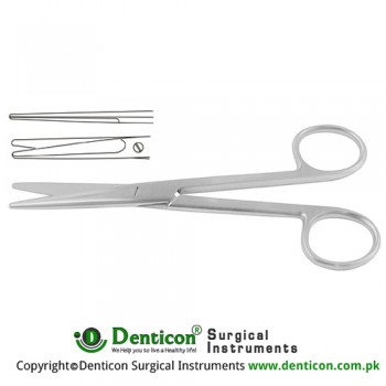 Mayo Dissecting Scissor Straight Stainless Steel, 15 cm - 6"